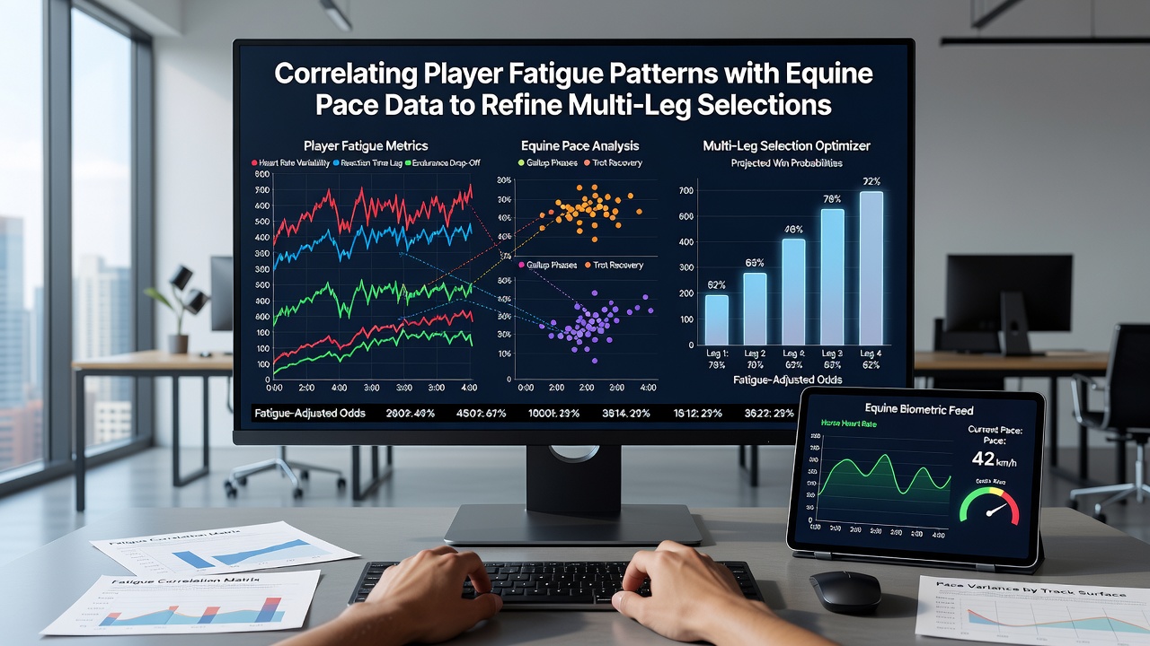 Detailed charts showing correlations between athlete recovery rates and thoroughbred sectional splits