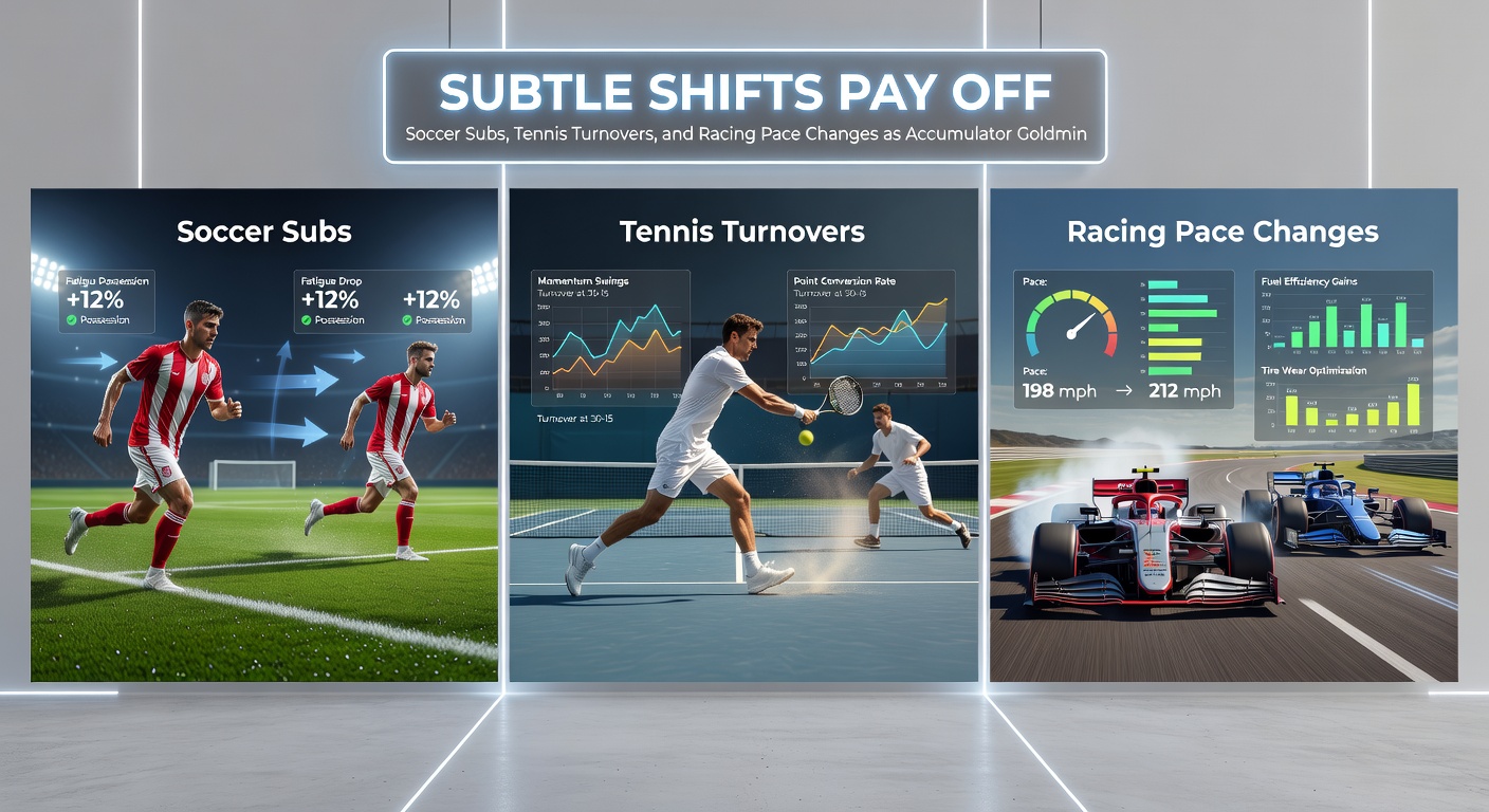 Tennis player executing a turnover during a crucial set, illustrating betting edges in accumulator strategies from momentum changes
